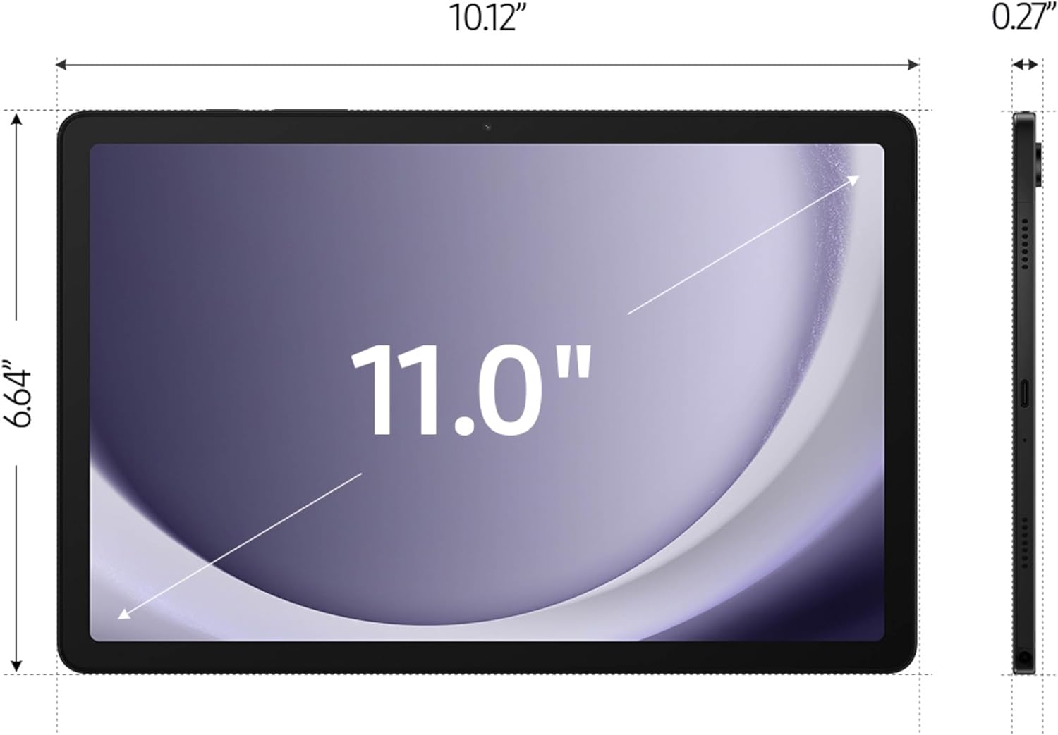 SAMSUNG Galaxy Tab A9+ Tablet 11” 64GB Android Tablet, Big Screen, Quad Speakers, Upgraded Chipset, Multi Window Display, Slim, Light, Durable Design, US Version, 2024, Graphite - Image 3